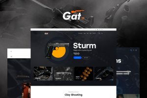 Download Gat Gun & Weapon Store WordPress Theme