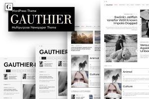 Download Gauthier – Multipurpose Newspaper Theme Elegant and Flexible WordPress theme for Modern Newspaper Theme.