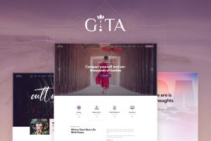 Download Gita Spiritual Teachings & Yoga WordPress Theme