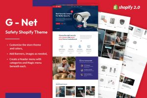 Download Gnet - CCTV, Home Automation Store Shopify Theme CCTV Technology Ecommerce shop, 2.0, Dropshipping, Electronics, Multipurpose, Home and Commercial