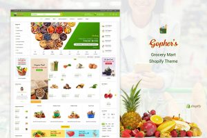 Download Gopher's | Grocery, Shopping  Shopify Theme Retail, Supermarket Shopify Store Design. Departmental Stores, Big Brand Companies Shop Websites...