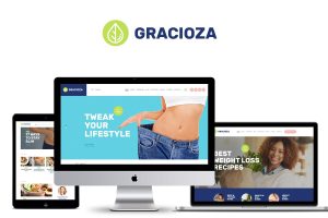 Download Gracioza Weight Loss Company & Healthy Blog WordPress Theme with Online Store