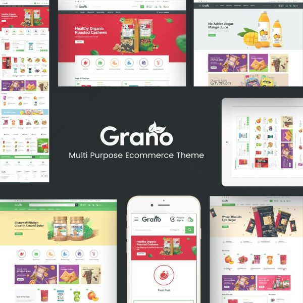 Download Grano - Organic & Food WordPress Theme