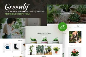 Download Greenly - Gardening & Houseplants Equipment Gardening & Houseplants Equipment Responsive Shopify Theme