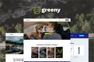Download Greeny Electric Car Dealership WordPress Theme