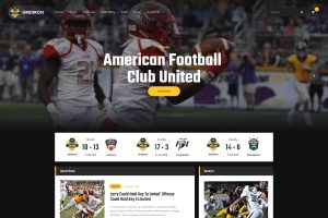 Download Gridiron | American Football & NFL Team WordPress