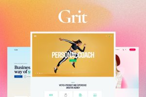 Download Grit Coaching & Online Courses Multiskin WordPress Theme
