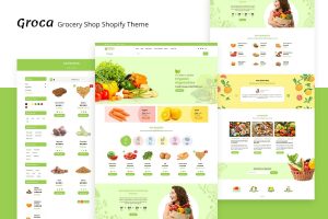 Download Groca - Grocery, Supermarket Shopify Theme Best Selling Grocery and Marketplace Shopify Theme. Multipurpose Sectioned Shopify 2.0 Template