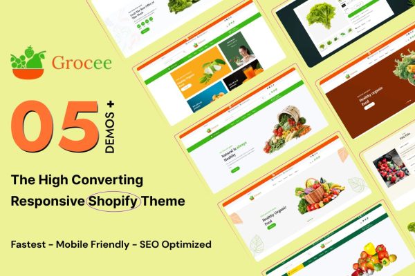 Download Grocee - Multipurpose Shopify Theme OS 2.0 The Organic Food High Converting Responsive Shopify Theme