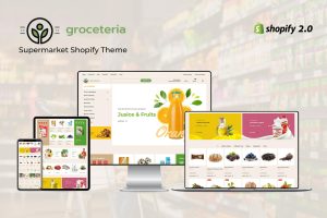 Download Groceteria - Supermarket Shopify Theme Organic shop,Groceries,Bazar,Hypermarket,mall,discount bazar,market,beverages,freshcreams,fruit shop