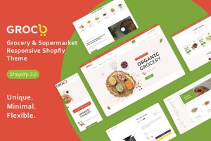 Download Groco - Grocery & Supermarket Shopify Theme Shopify Grocery Shop, Marketplace eCommerce Multipurpose Food, Grocery Store Template Mega Store