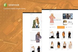 Download Groham - Fashion eCommerce Shopify Theme a powerful fashion shopify theme