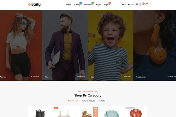 Download Gts Bailly - Multipurpose Sections Shopify Theme Shopify