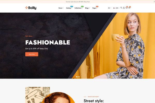 Download Gts Bailly - Multipurpose Sections Shopify Theme Shopify