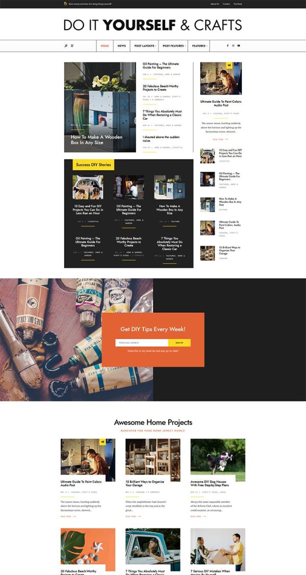 Download GutenVerse - Magazine and Blog Theme Multi-concept WordPress theme for modern publishers