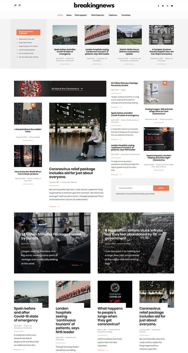 Download GutenVerse - Magazine and Blog Theme Multi-concept WordPress theme for modern publishers