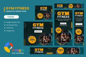 Download Gym Fitness Google Adwords HTML5 Banner Ads GWD Gym Fitness Google Adwords HTML5 Banner Ads GWD