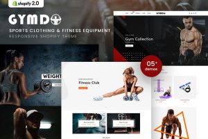 Download Gymdo - Sports Clothing & Fitness Equipment Sports Clothing & Fitness Equipment Shopify Theme
