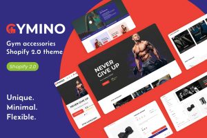Download Gymino - Gym Accessories & Equipment Shopify Theme Gym and Sports equipments, Fitness eCommerce & Training Products Store, Gym Fitness Shop