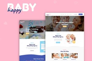 Download Happy Baby Nanny & Babysitting Services WordPress Theme
