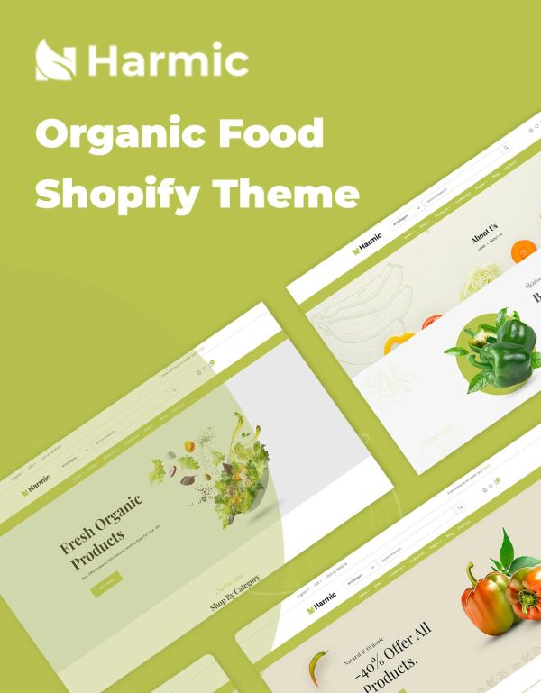 Download Harmic – Organic Food Shopify Theme Shopify Theme is the ultimate theme for your new website to deal with organic foods