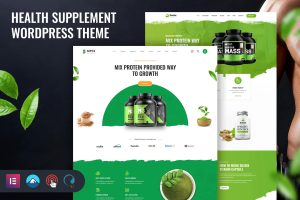 Download Health Supplement WordPress Theme Health Fitness & Medical Supplement WordPress Theme