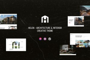 Download Helen - Architecture & Interior Creative Theme creative, architecture, interior, agency, construction, furniture, corporate, elementor, woocommerce