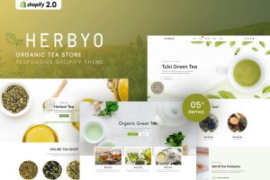 Download Herbyo - Organic Tea Store Shopify Theme Organic Tea Store Shopify Theme