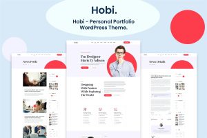Download Hobi - Personal Portfolio WordPress Theme Hobi – Personal Portfolio WordPress Theme is high quality creative portfolio Theme with unique style