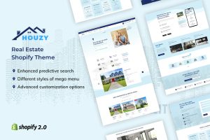 Download Houzy - Directory Listing, Property shopify Theme. Real Estate, House & Property Listing / Directory shopify store, E-Commerce property, Agency Theme