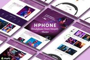 Download Hphone - Headphone and Audio Store Shop 2.0 single electronic product, music,Earphone,sound, audio, Ecommerce, Electronics, Technology, shopping