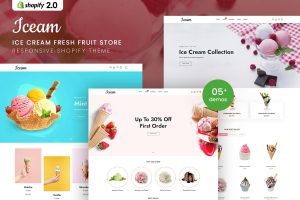 Download Iceam - Ice Cream Shop Shopify 2.0 Theme Ice Cream Shop Responsive Shopify 2.0 Theme