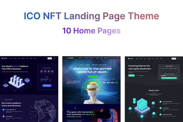Download ICO NFT Landing Page WordPress Theme - Cryptlight Cryptlight is perfect for ICO Agencies and Cryptocurrency Investment companies and NFT Landing Page