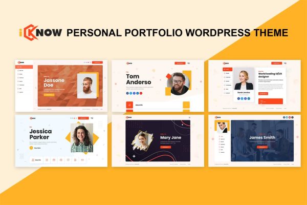 Download iKnow - Personal Portfolio WordPress Theme agency, clean, cv, elementor, freelancer, minimal, modern, onepage, resume, vcard, wordpress