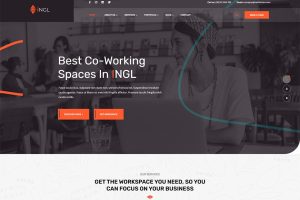 Download Ingl - Coworking Spaces WordPress Theme business, conference, conference room, coworking, coworking office, coworking space, elementor, eve