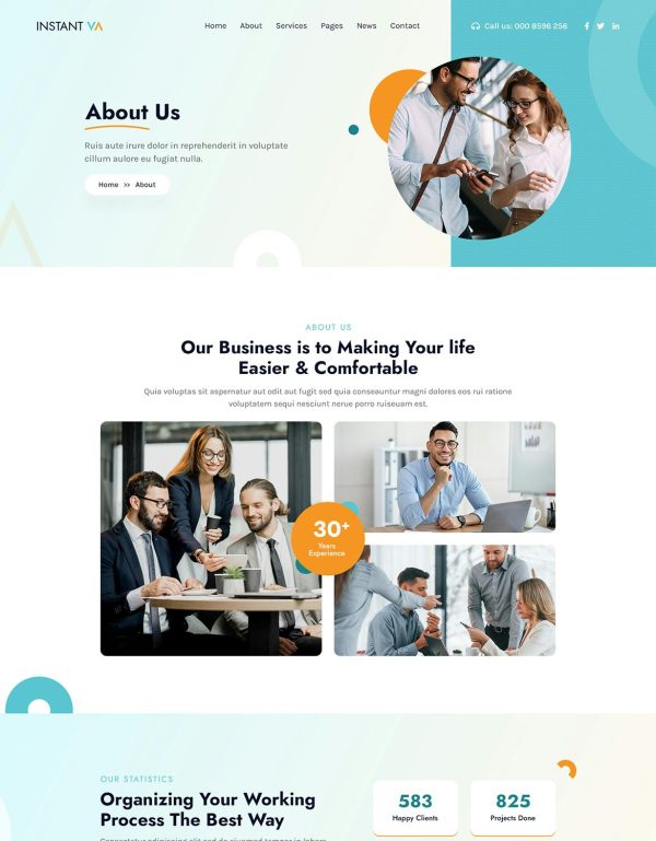 Download Instant VA | Virtual Assistant WordPress Theme  Virtual Assistant WordPress Theme