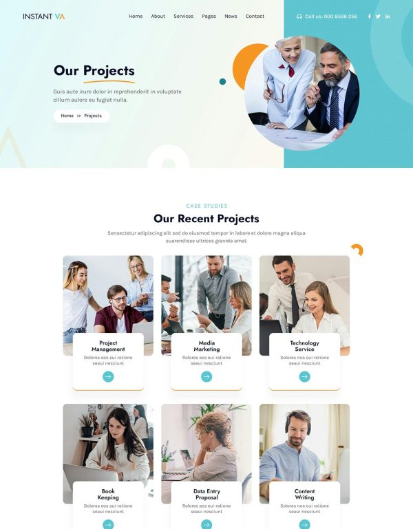 Download Instant VA | Virtual Assistant WordPress Theme  Virtual Assistant WordPress Theme