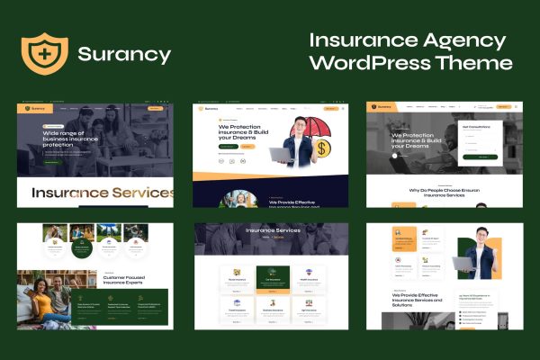 Download Insurance Agency Company WordPress Theme - Surancy Surancy theme is an Insurance, Finance and Consulting Business for agency, company WordPress theme