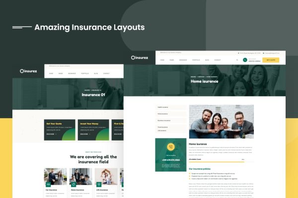 Download Insurez - Insurance Company WordPress Theme Insurez - Insurance Company Insurance Agency, Loan Business & Finance  WordPress Theme