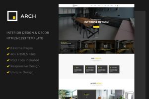 Download Interior Design, Architecture HTML5 Templale Interior Design, Architecture  ecommerce portfolio landing page blog dashboard bootstrap animated