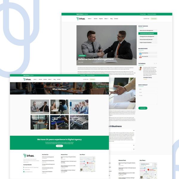 Download Irhas | Digital Agency HTML Template HTML Template