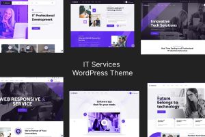 Download IT Services WordPress Theme - Infetech This theme toolkit is perfect for many business industries such as IT services, consulting, finance
