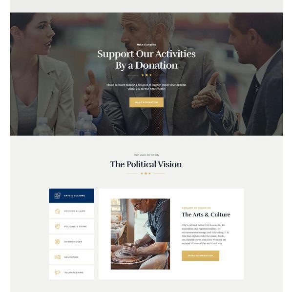 Download Jack Well Elections Campaign & Political WordPress Theme