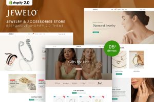 Download Jewelo - Jewelry & Accessories Shopify 2.0 Theme Jewelry & Accessories Responsive Shopify 2.0 Theme