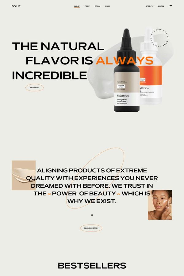 Download Jolie - Beauty & Cosmetics WooCommerce WordPress Dedicated WordPress WooCommerce Elementor Pro theme for Beauty and Cosmetics related industries