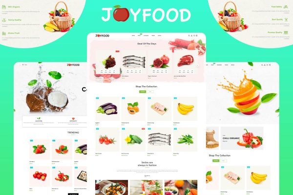 Download JoyFood - Grocery Supermarket Shopify Theme Grocery, Supermarket Organic Food/Fruit/Vegetables eCommerce Shopify Theme