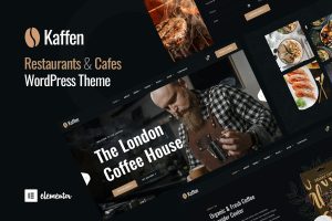 Download Kaffen - Restaurant & Cafe WordPress Theme Restaurant Menu, Restaurant WordPress, Elementor, Table Reservation, Coffee Shop, WooCommerce Shop