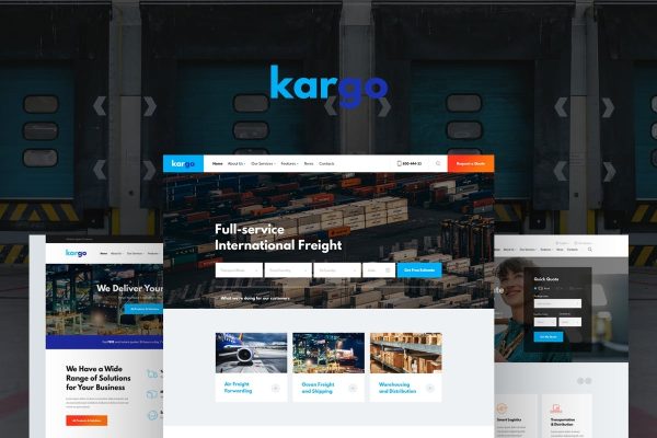 Download Kargo Logistics & Transportation WordPress Theme