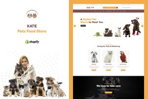 Download Kate - Dog & Pets Food Store Shopify Theme Dog, Kittens and Pet Store Shopify Theme. Birds, Aquarium Products, Food and Toys and Accessories!