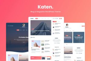 Download Katen - Blog & Magazine WordPress Theme blog, blogger, blogging, clean, lifestyle, magazine, minimal, modern, news, personal, personal blog